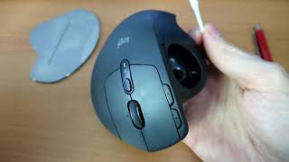 How to clean the Logitech MX Ergo Trackball Mouse [upl. by Clio]