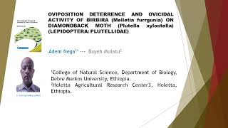 Oviposition Deterrence and Ovicidal Activity of Birbira Melletia furrgunia IRJIS 2021 61 8 14 [upl. by Fridell]