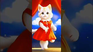 Cute cat dance🥺cute cat 0093 shoviralshorts [upl. by Dasha]