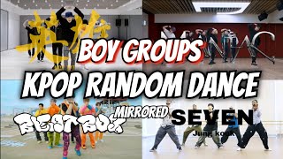 Kpop Random Dance Mirrored ★ Boy Group special ★  Popular New [upl. by Enuj]