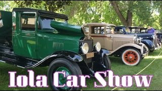 Iola Car Show [upl. by Airdnahs]