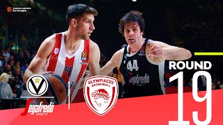 Olympiacos takes thrilling win in Bologna  Round 19 Highlights  Turkish Airlines EuroLeague [upl. by Line]