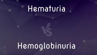 Hemoglobinuria and Hematuria by Maheshwari hunasikatti 9801 [upl. by Elocim]