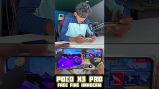 3 finger handcam gameplay solo vs squad poco x3 pro 60fps 120hz 360hz game turbo SD860 Prosecser 4kr [upl. by Hemetaf]