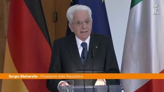 Ucraina Mattarella quotPace non vuol dire sottomissione a prepotenzaquot [upl. by Artnoed]