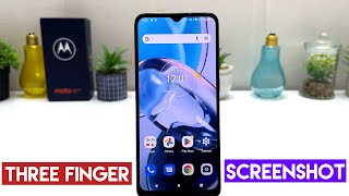 How to Enable Three Finger Screenshot in Motorola Moto E22 [upl. by Eniawed356]