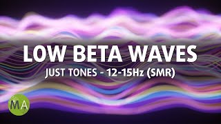 Low Beta Waves 1215Hz SMR Just Isochronic Tones [upl. by Assirahc]