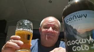 Conwy Brewery  Clogwyn Gold  Beer Review [upl. by Aileon]