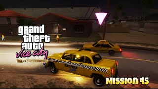 GTA Vice City  Gameplay Mission45  KAUFMAN CABS  Friendly Rivalry   Gamez57 [upl. by Thurlow]