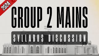 TNPSC GROUP 2  2024  MAINS  FOUNDATION CLASS  SYLLABUS DISCUSSION tnpsc group2 mains [upl. by Enegue]