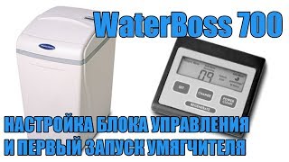 WaterBoss 700 Настройка и первый запуск системы умягчения для коттеджей [upl. by Attena]