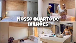 NOSSO QUARTO ESTÁ PERFEITO  COLOCOU OS PENDENTES E PUXADORES  PIQUE DE LIMPEZA [upl. by Ahsaeit]