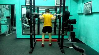 200kg High Bar ATG Pause Squat 80kg [upl. by Damalus]