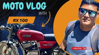 Yamaha Rx 100 se moto vlog  Ride on India’s longest double decker bridge rx 100 yamaha [upl. by Brendan]