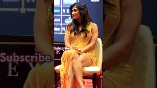 Pooja hegde golden dress hotness 🔥 😍 ✨️ poojahegde shorts [upl. by Ominoreg202]