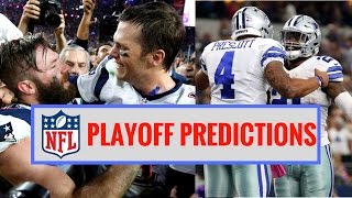 NFL 2017 Playoff Predictions  Who Will Win Super Bowl 51 [upl. by Merola]