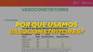 USO DE VASOCONSTRITORES  FARMACOLOGIA [upl. by Felisha689]