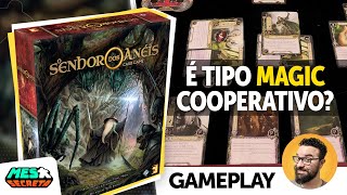 O Senhor dos Aneis Card Game  Regras e Gameplay [upl. by Nnaoj]