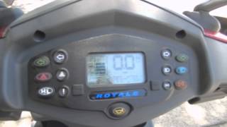 EV RIDER Royal 4 Scooter Fast Scooter High Speed Handicap Scooter [upl. by Annaoy394]