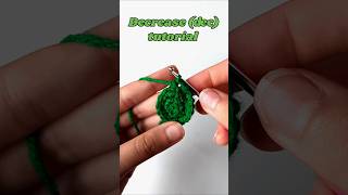 Decrease dec stitch in crochettutorial [upl. by Lieberman959]