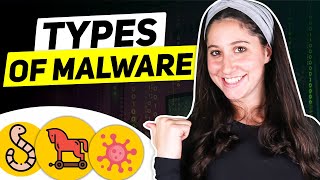 Types Of Malware Viruses Trojans And Worms [upl. by Etnad677]