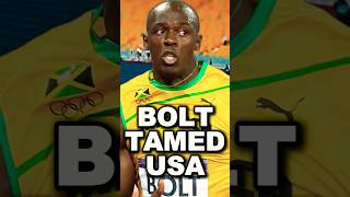 Usain Bolt Jamaica 4x100m 100m vs USA Olympic World Championship [upl. by Ardnayek553]