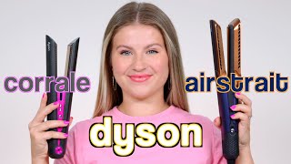 Dyson Airstrait vs Dyson Corrale Straightener [upl. by Akirret]