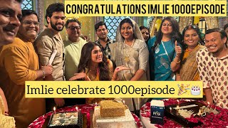 Today imlie episode 100016th November imlie episode party 🎉imlie amp agastya imlie bts imli [upl. by Aveer]