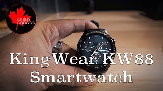 KingWear KW88 Smart Watch  Unboxing and First Look [upl. by Denn]