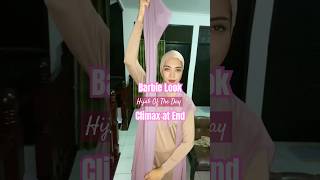 Barbie Style No PenitiPentuL climax at the end hijabstyle barbie hijabtutorial [upl. by Adele]