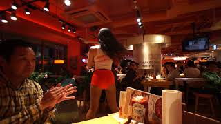 GINZA Hooters Girls Dancing [upl. by Aseena]