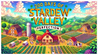 Day 165  Stardew Valley Perfection  Long Play [upl. by Sheffield]