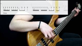 Muse  Reapers Bass Only Play Along Tabs In Video [upl. by Jovitta]