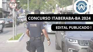 Concurso Prefeitura de ItaberabaBA 2024 [upl. by Kisung]