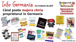 Cand poate majora chiria proprietarul in Germania [upl. by Aras151]