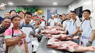 Beef Forequarter Deboning Tutorial by Master Rodel butcher deboning [upl. by Bellanca26]