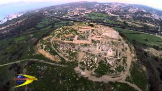 Ancient Amathus in Limassol Aerial video by Cyprus from above and Oramatech [upl. by Anej]