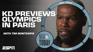 Kevin Durant Interview These Olympics aren’t a farewell tour  NBA Today [upl. by Beffrey]