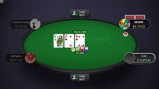 2550 Nacho124441 Vs DEX888 Vs EnfantProdige Vs JMBigJoe  High Stakes Poker [upl. by Schnur]