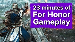 23 minutes of For Honor Gameplay Closed Alpha [upl. by Genesia]