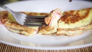 Receita de Crepioca de presunto e queijo [upl. by Lubba]