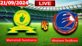 Mamelodi Sundowns Vs Mbabane Swallows  Live Match Score Today 2024 [upl. by Lucie]