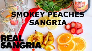 How To Prepare a Peach Sangria Recipe Real Sangria [upl. by Ecerehs453]