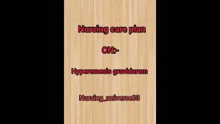 Nursing care plan on hyperemesis gravidarum ncp careplan obg viralvideos [upl. by Eikram]