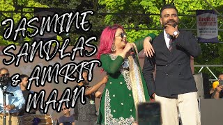 JASMINE SANDLAS amp AMRIT MAAN  LIVE  SOUTHALL MELA  jasminesandlas amritmaan [upl. by Urina]