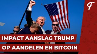 IMPACT AANSLAG TRUMP OP AANDELEN EN BITCOIN [upl. by Donata516]