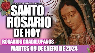 SANTO ROSARIO DE HOY MARTES 09 DE ENERO DE 2024🌷🌺MISTERIOS DOLOROSOSROSARIOS GUADALUPANOS [upl. by Hawley293]