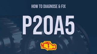 How to Diagnose and Fix P20A5 Engine Code  OBD II Trouble Code Explain [upl. by Marrin]