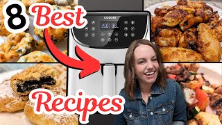 The BEST Air Fryer recipes EVER 8 simple recipes [upl. by Atnahsa93]