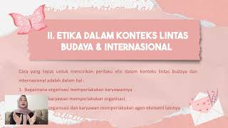 Bisnis Internasional quotEtika dan Tanggung Jawab Sosial Dalam Bisnis Internasionalquot [upl. by Odrude834]